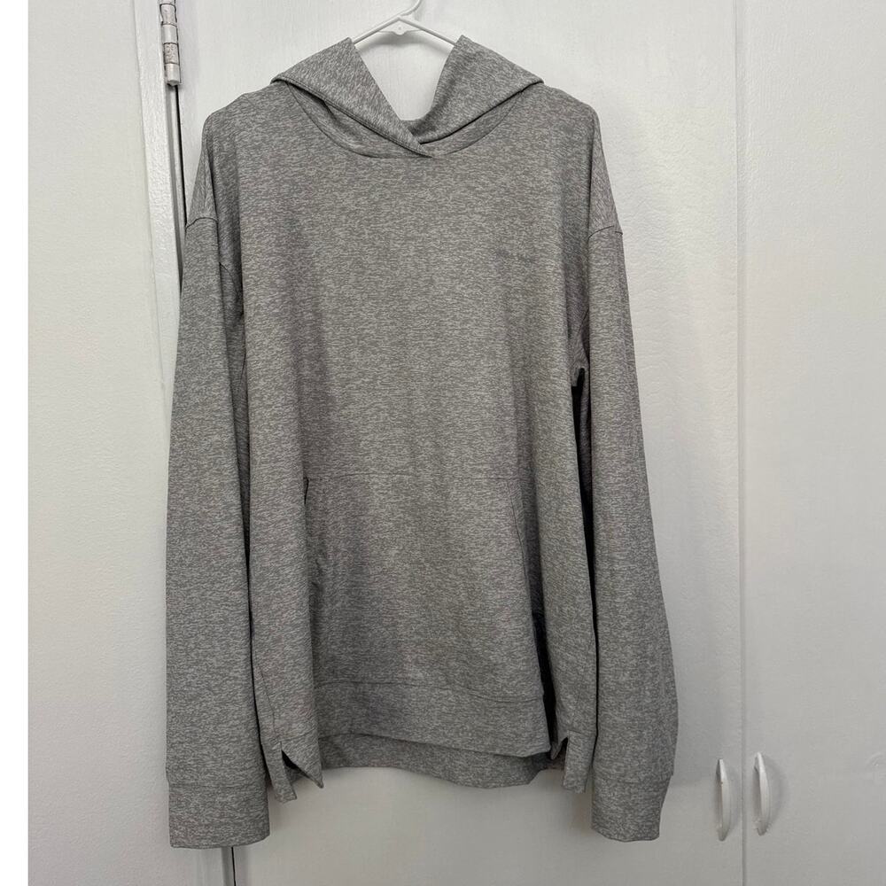 Outdoor Voices Men's Dove Grey Hoodie Size Large